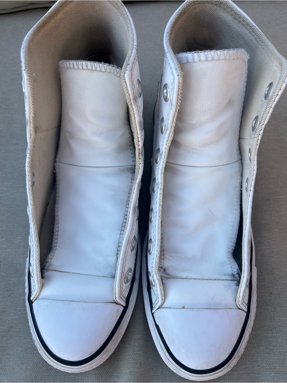 Converse Women’s Chuck Taylor All Star Leather Platform White - Picture 3 of 11